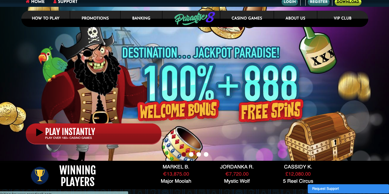 скачать приложение Paradise Casino $10