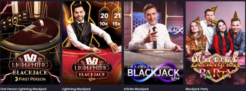 Evolution live blackjack games